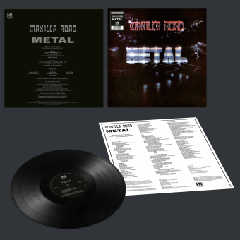 MANILLA ROAD Metal LP BLACK , PRE-ORDER [VINYL 12"]